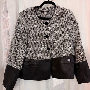 Karl Lagerfeld Black and White Women's Jacket